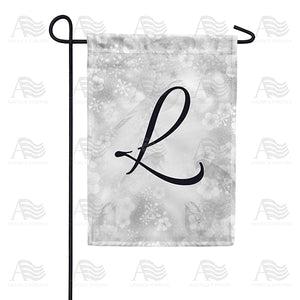 Bird Dreams Monogram Double Sided Garden Flag