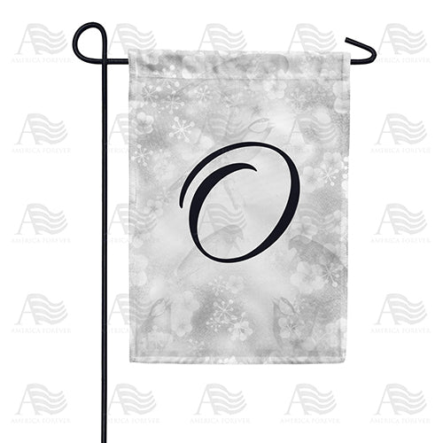 Bird Dreams Monogram Double Sided Garden Flag