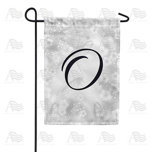Bird Dreams Monogram Double Sided Garden Flag