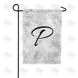 Bird Dreams Monogram Double Sided Garden Flag