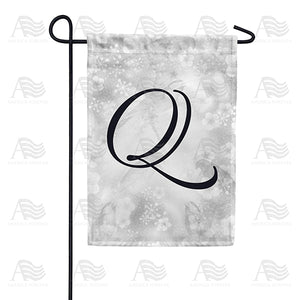 Bird Dreams Monogram Double Sided Garden Flag