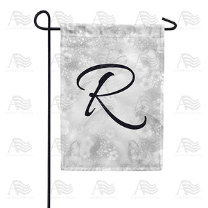 Bird Dreams Monogram Double Sided Garden Flag