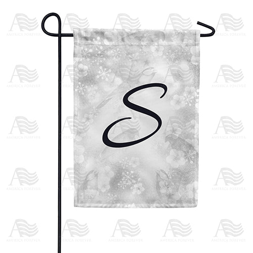 Bird Dreams Monogram Double Sided Garden Flag