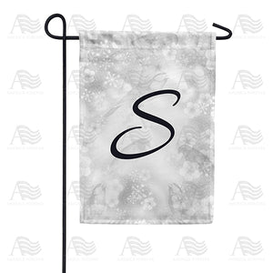 Bird Dreams Monogram Double Sided Garden Flag