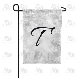 Bird Dreams Monogram Double Sided Garden Flag