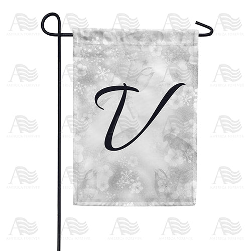 Bird Dreams Monogram Double Sided Garden Flag