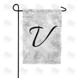 Bird Dreams Monogram Double Sided Garden Flag