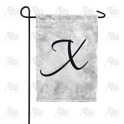 Bird Dreams Monogram Double Sided Garden Flag