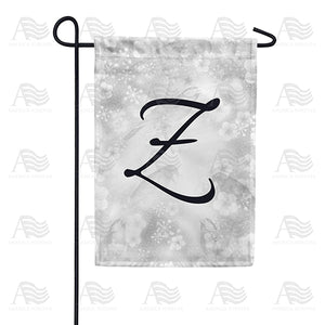 Bird Dreams Monogram Double Sided Garden Flag