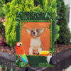 Personalized Tropical Birds Garden Flag