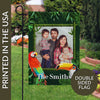 Personalized Tropical Birds Garden Flag