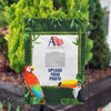 Personalized Tropical Birds Garden Flag