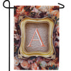 Antique Gold Frame Monogram Double Sided Garden Flag