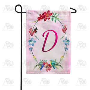 Ring Of Nature Monogram Double Sided Garden Flag
