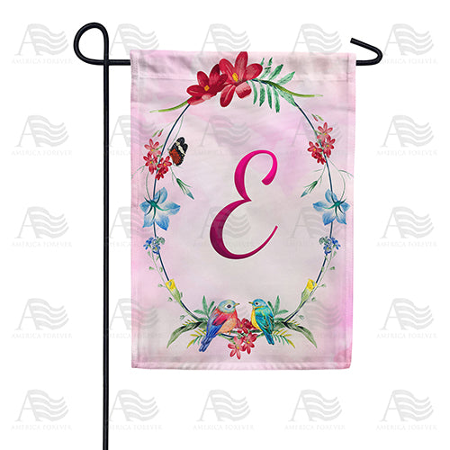 Ring Of Nature Monogram Double Sided Garden Flag