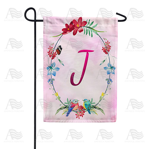 Ring Of Nature Monogram Double Sided Garden Flag