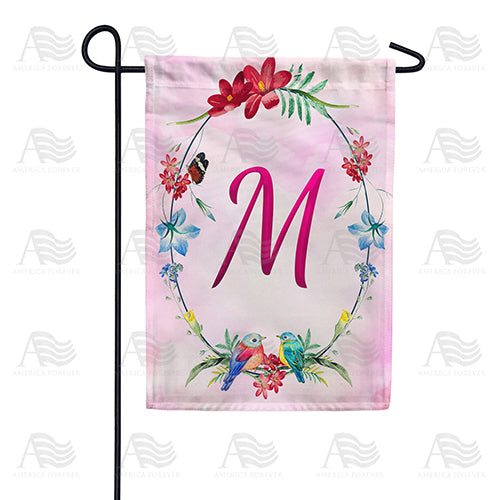 Ring Of Nature Monogram Double Sided Garden Flag