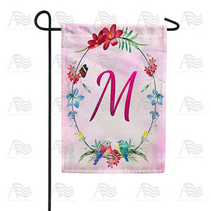 Ring Of Nature Monogram Double Sided Garden Flag