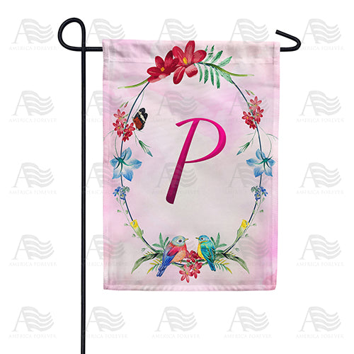 Ring Of Nature Monogram Double Sided Garden Flag