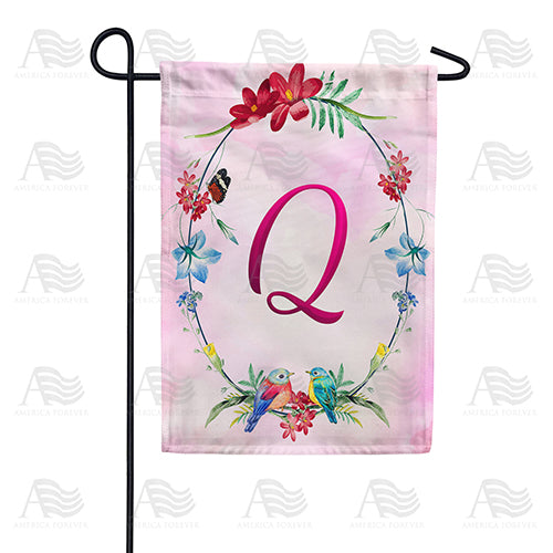Ring Of Nature Monogram Double Sided Garden Flag