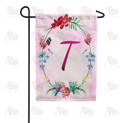 Ring Of Nature Monogram Double Sided Garden Flag