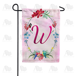 Ring Of Nature Monogram Double Sided Garden Flag