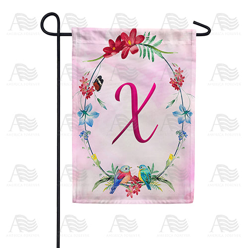 Ring Of Nature Monogram Double Sided Garden Flag