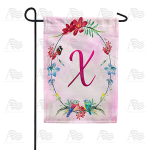 Ring Of Nature Monogram Double Sided Garden Flag