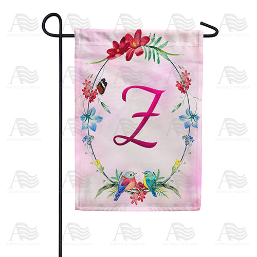 Ring Of Nature Monogram Double Sided Garden Flag