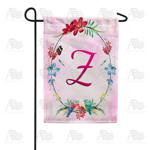 Ring Of Nature Monogram Double Sided Garden Flag