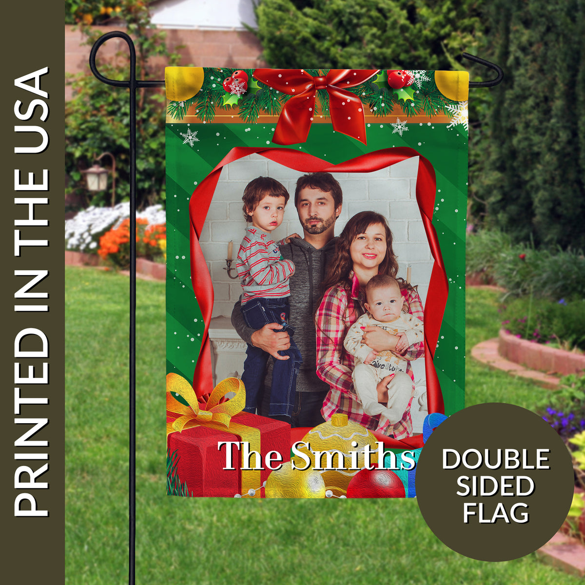 Personalized Christmas Gifts Garden Flag