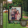 Personalized Pine Cones And Stars Garden Flag