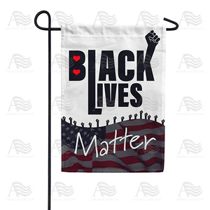 Black Lives Matter 3 Double Sided Garden Flag