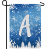 Wintry Monogram Double Sided Garden Flag