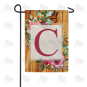 Bees And Roses Double Sided Garden Flag