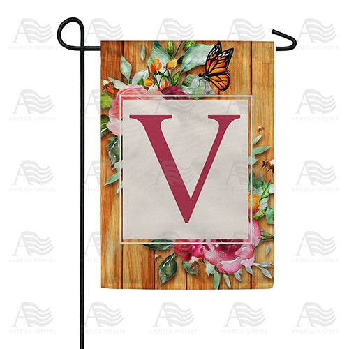 Bees And Roses Double Sided Garden Flag