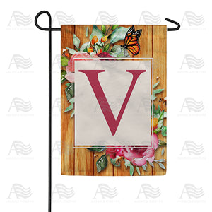 Bees And Roses Double Sided Garden Flag