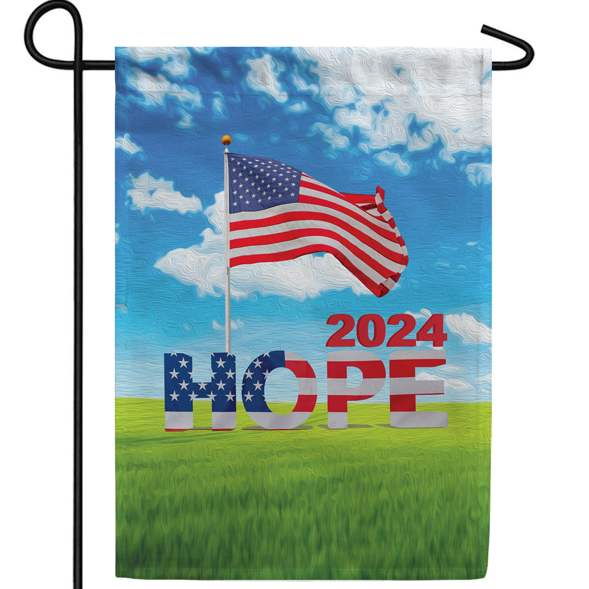 USA Hope Double Sided Garden Flag