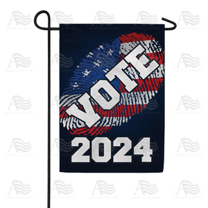 Vote 2024 (Blue) Double Sided Garden Flag