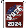 Vote 2024 (Red) Double Sided Garden Flag