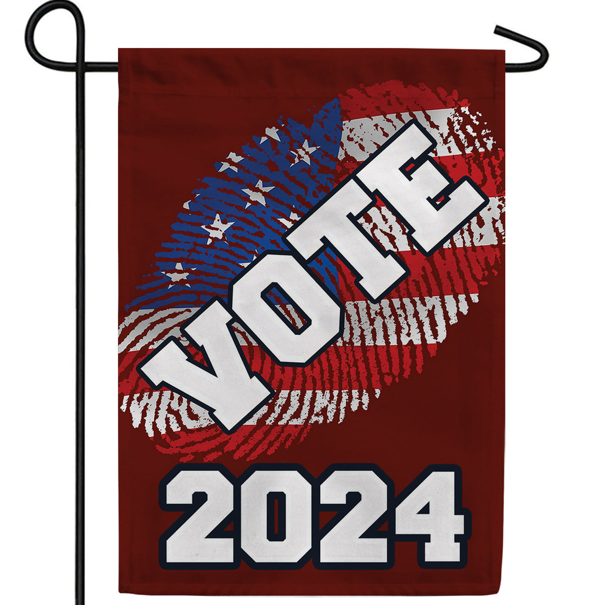 Vote 2024 (Red) Double Sided Garden Flag