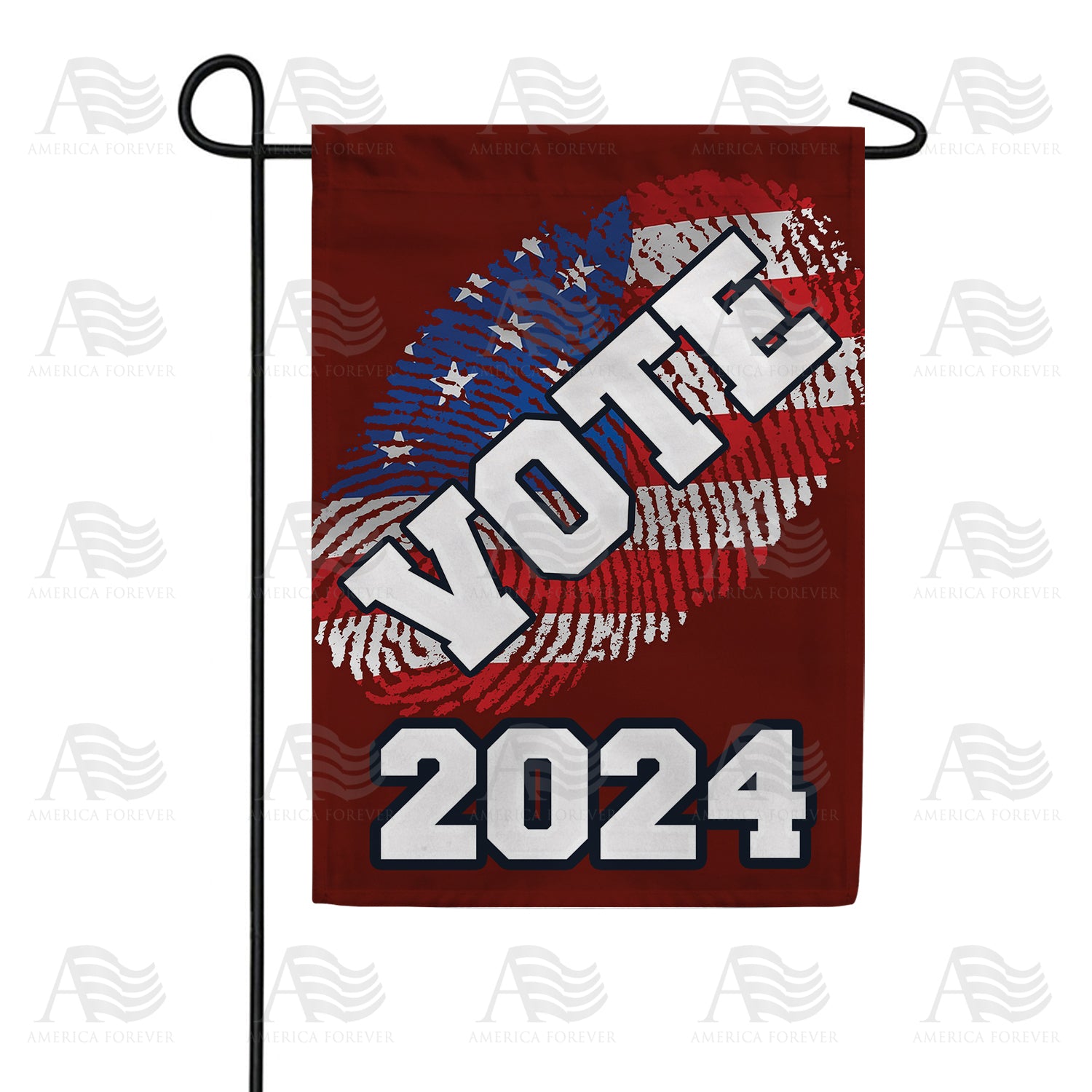 Vote 2024 (Red) Double Sided Garden Flag