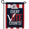 Every Vote Counts Double Sided Garden Flag