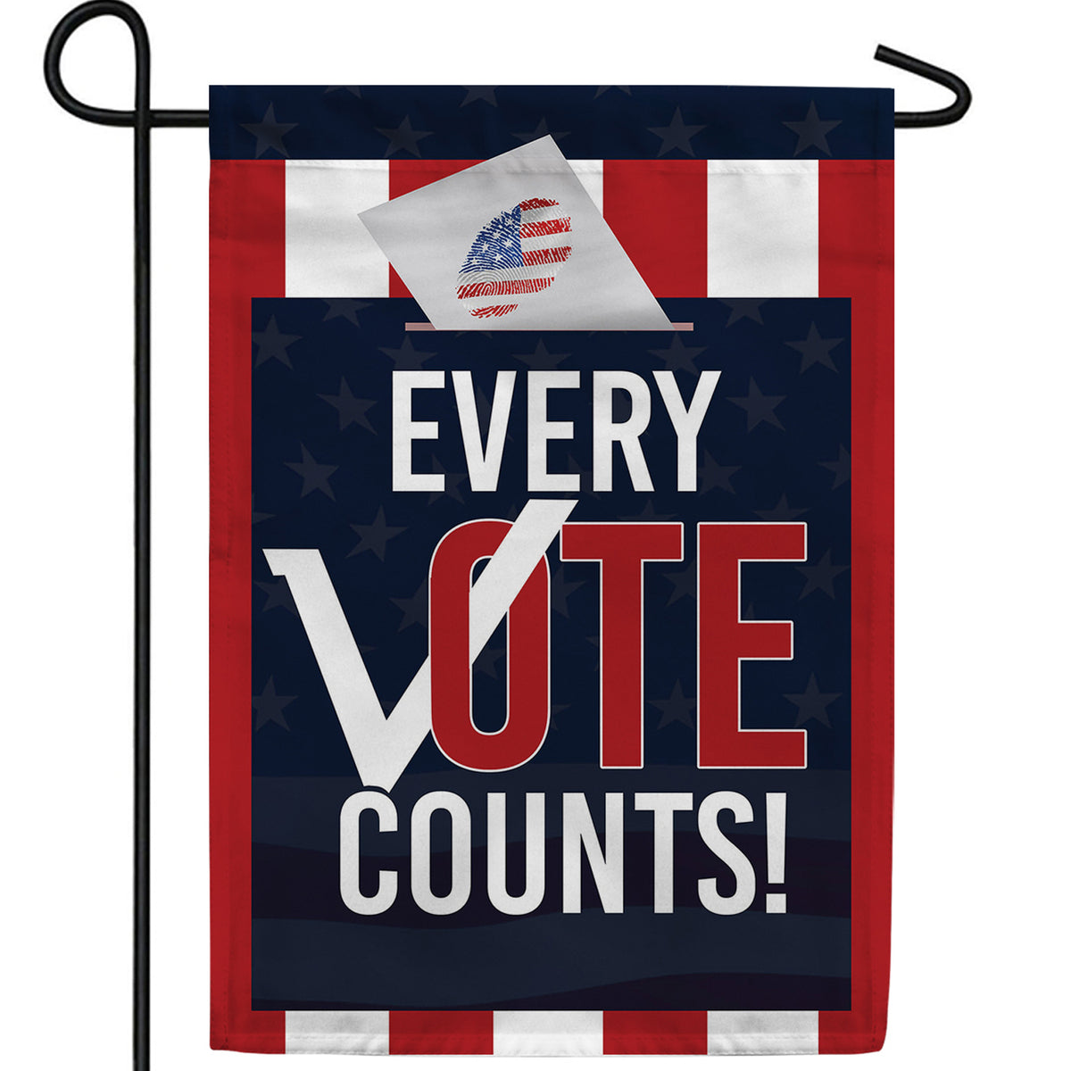 Every Vote Counts Double Sided Garden Flag