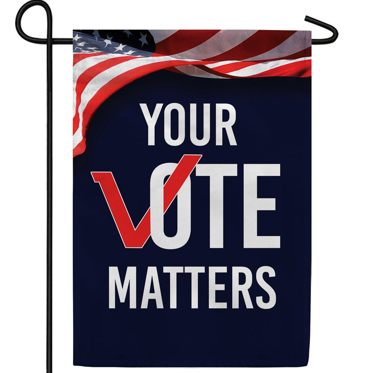 Your Vote Matters Double Sided Garden Flag