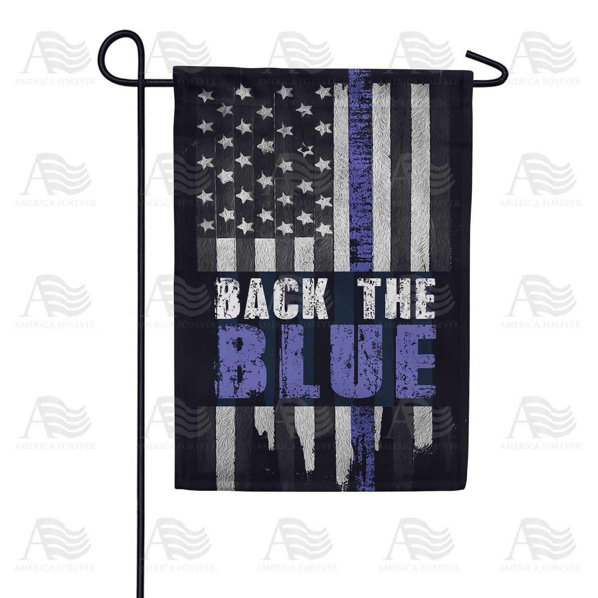 Back the Blue Double Sided Garden Flag