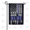 Back the Blue Double Sided Garden Flag