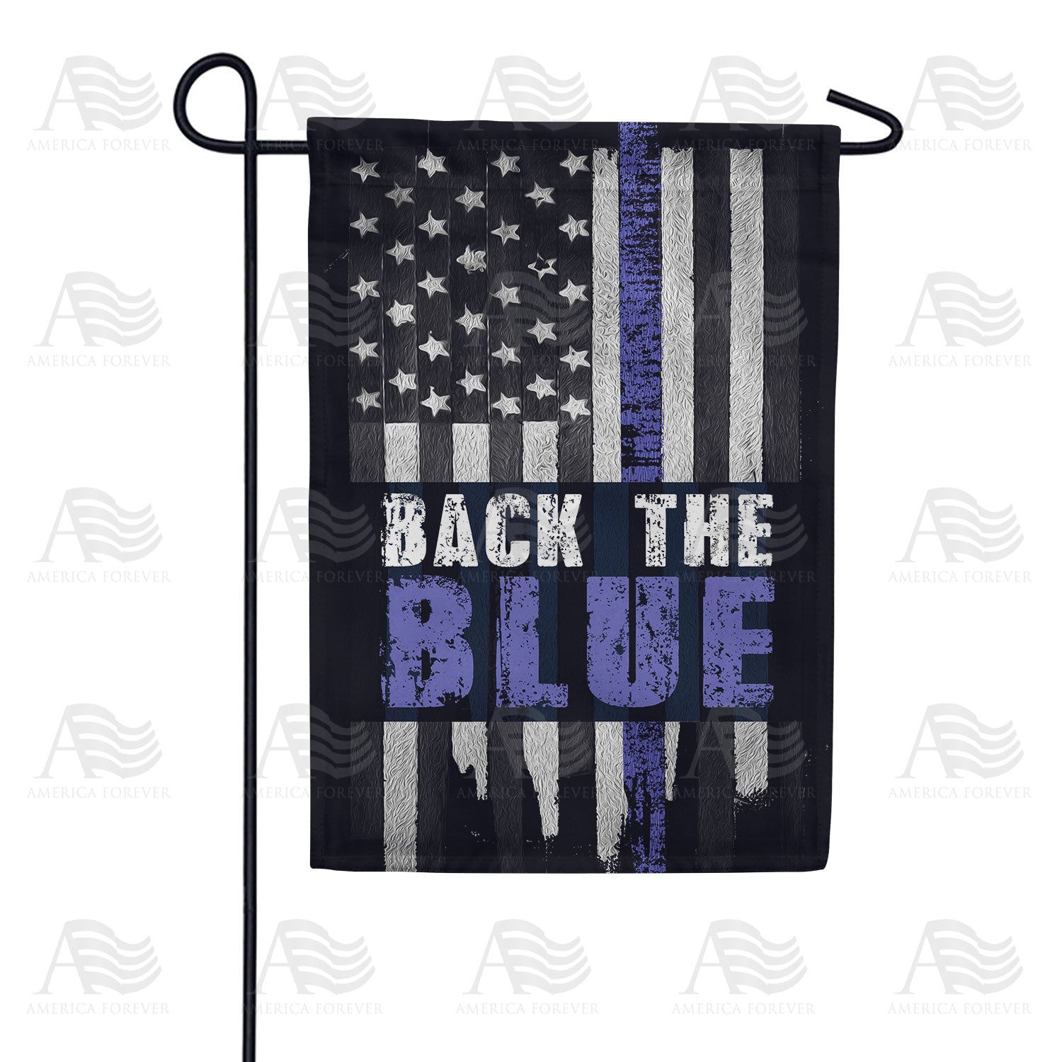 Back the Blue Double Sided Garden Flag