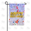 Happy Birthday Surprise Double Sided Garden Flag
