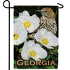 Georgia's Cherokee Rose Double Sided Garden Flag